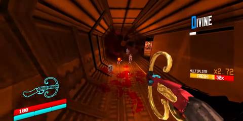 Arrow YouTube screenshot, playing using Gabriel's crossbow