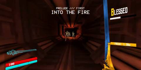 Arrow YouTube screenshot, player using Gabriels sword