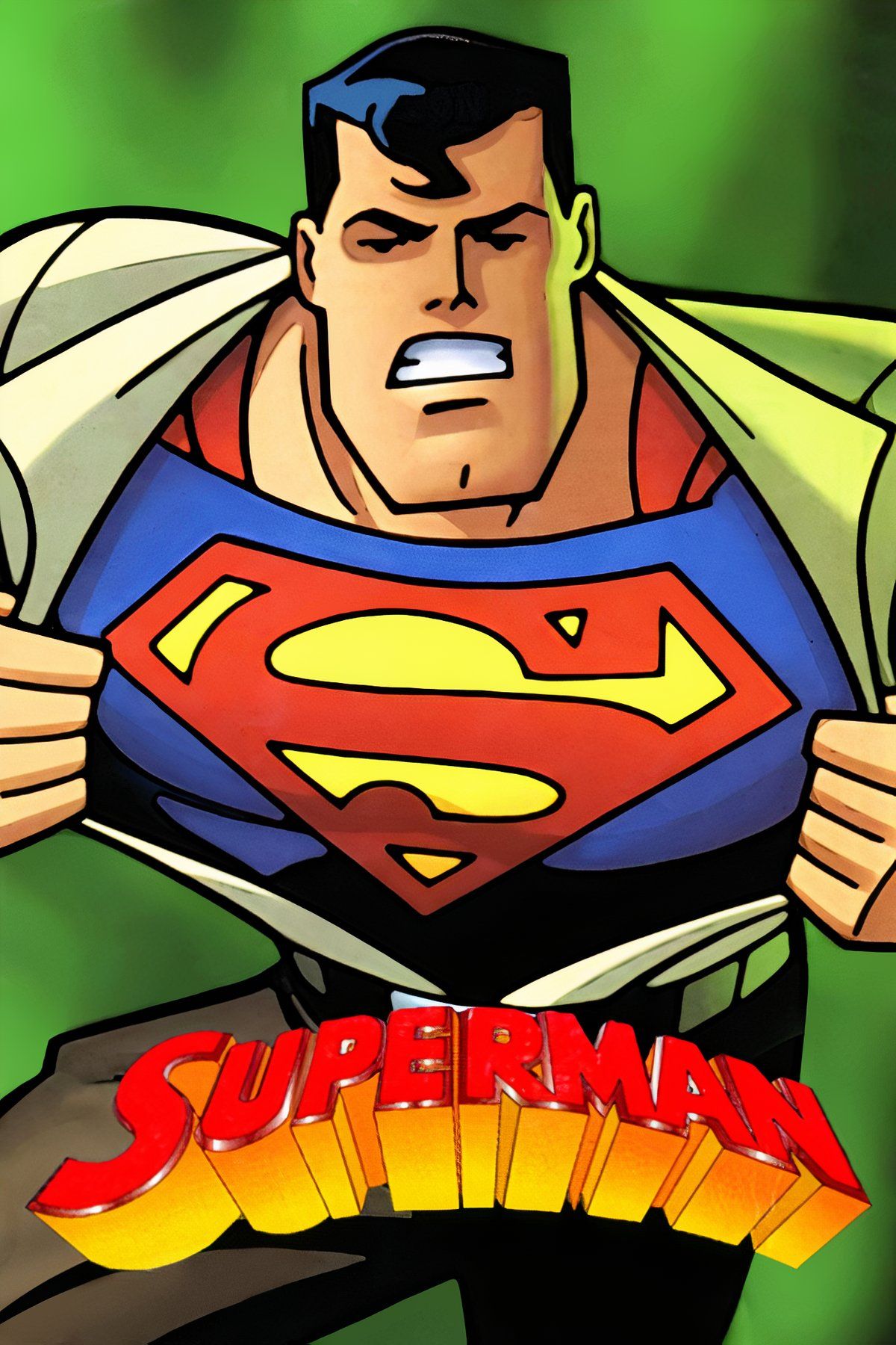 Superman: The New Superman Adventures Tag Page Cover Art