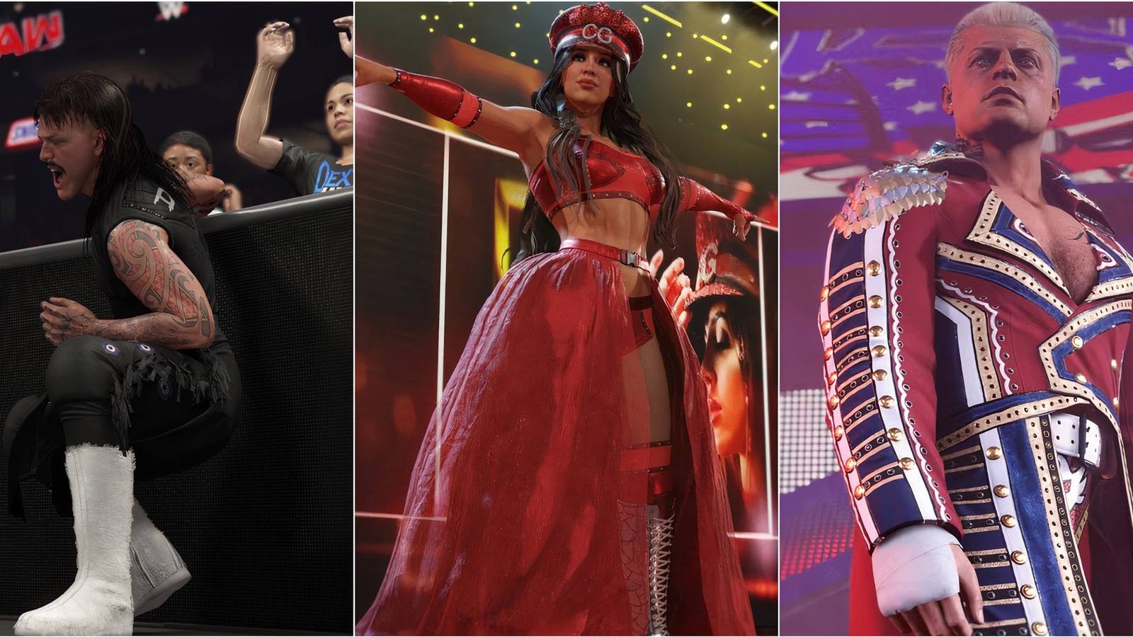 Dom , Chelsea Green, Cody Rhodes