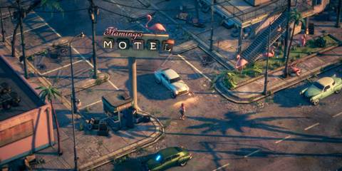 steam screenshot, truck in motel parking lot