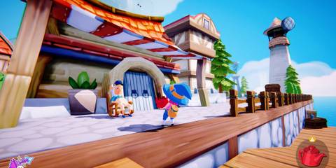 steam screenshot, Mika delivering goods