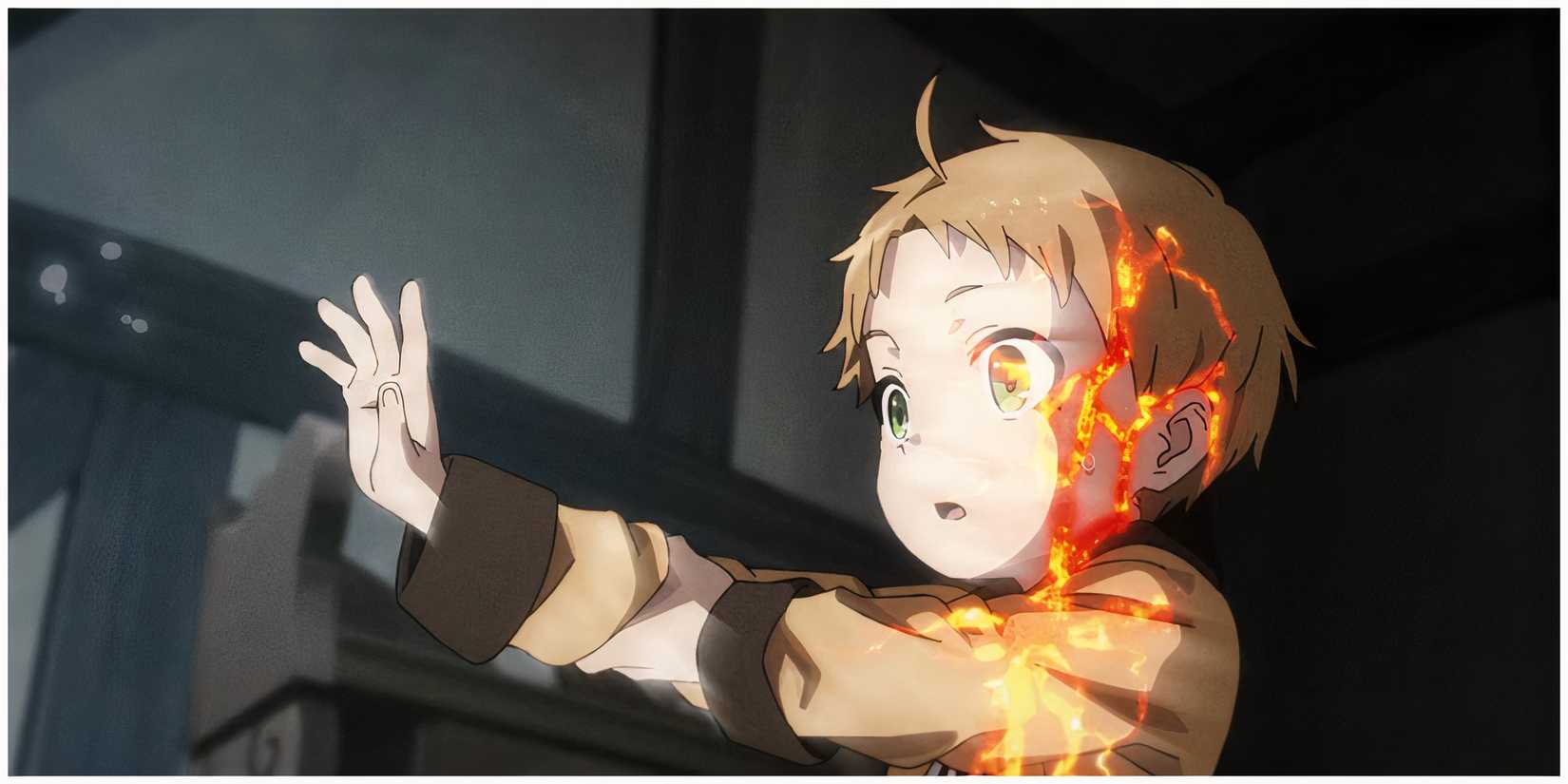 Mushoku Tensei: Jobless Reincarnation Rudeus Greyrat trying out magic for the first time