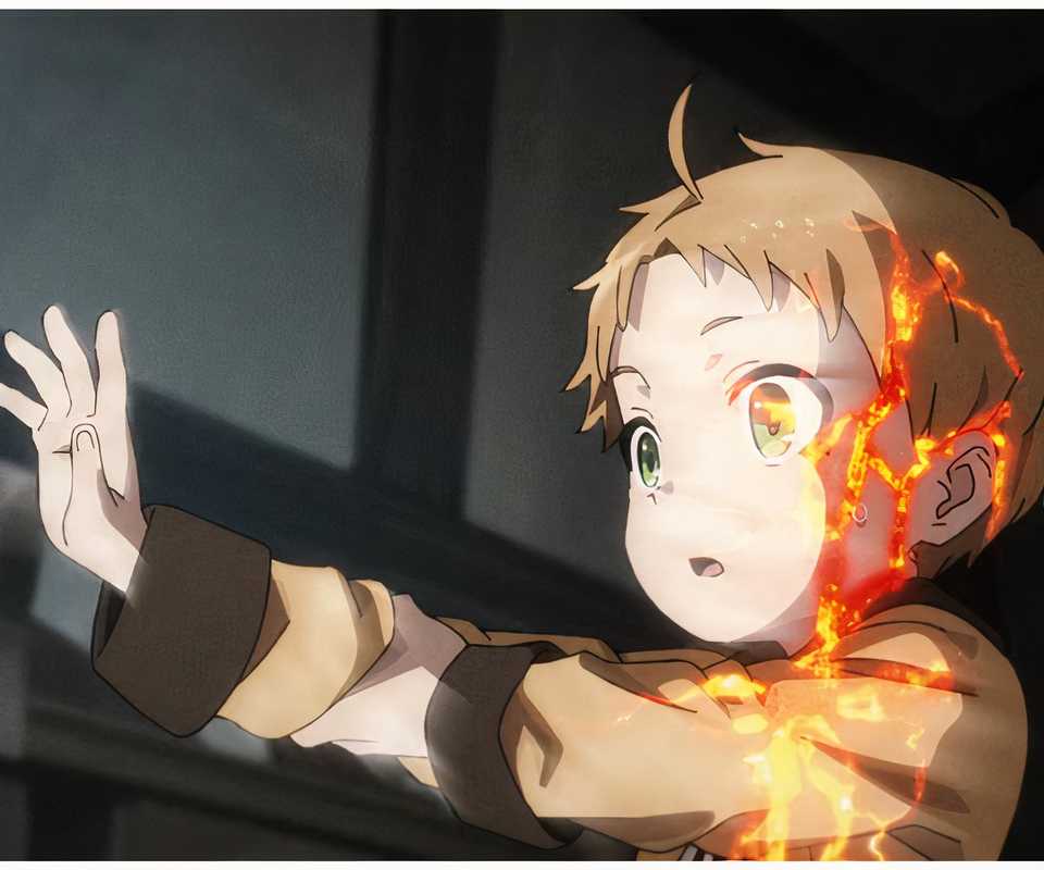 Mushoku Tensei: Jobless Reincarnation Rudeus Greyrat trying out magic for the first time