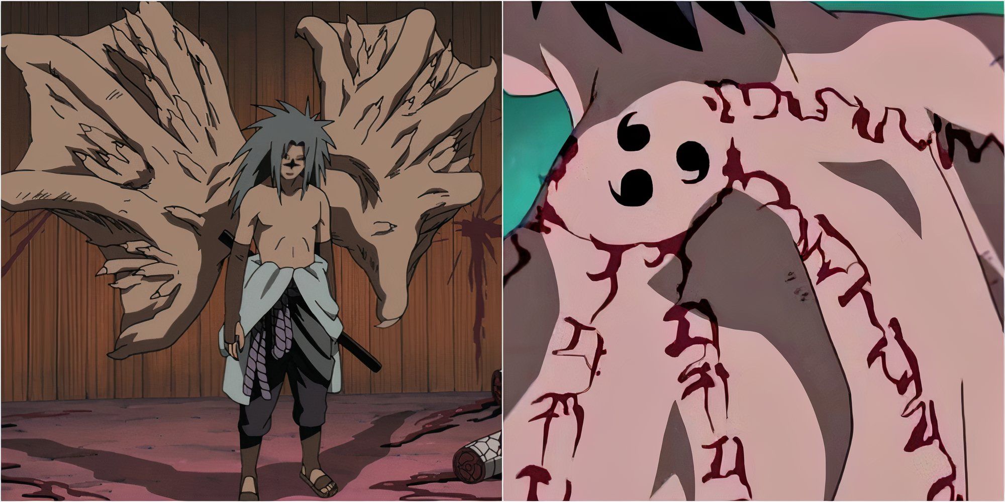 Sasuke Strength With His Curse Mark