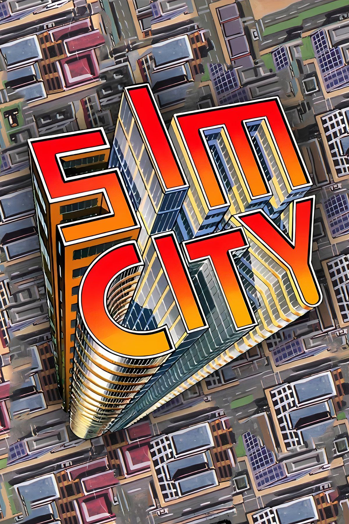 SimCity (1991) Tag Page Cover Art