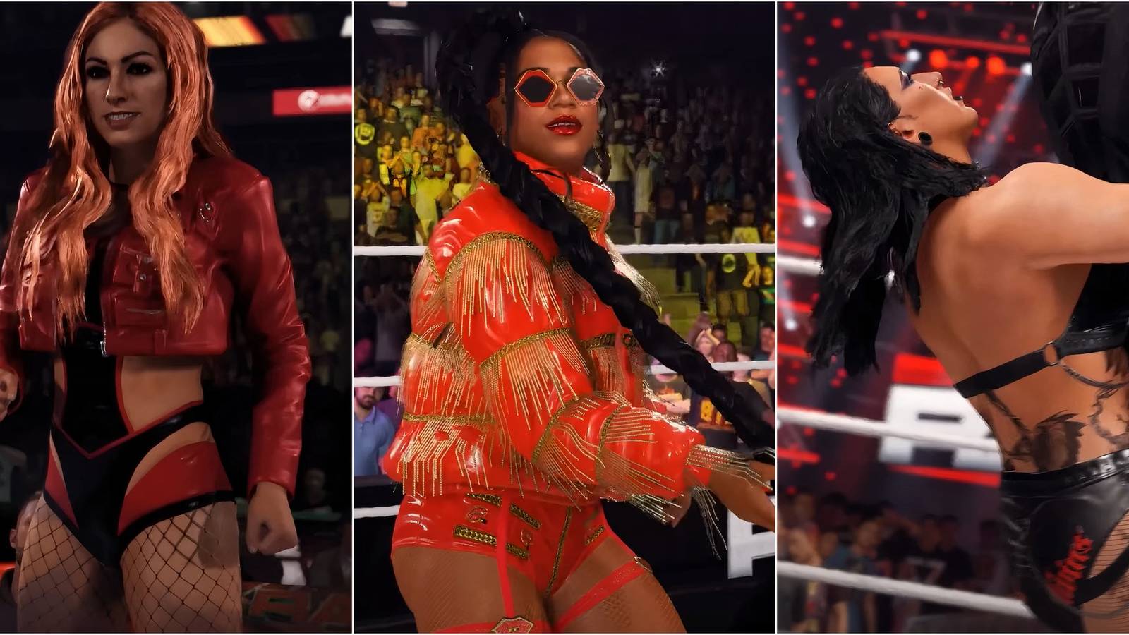 Becky Lynch, Bianca Belair, Rhea Ripley