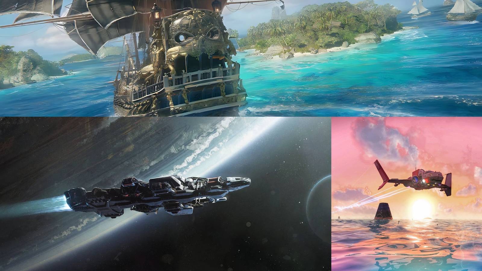 Skull and Bones, Starfield, No Man's Sky