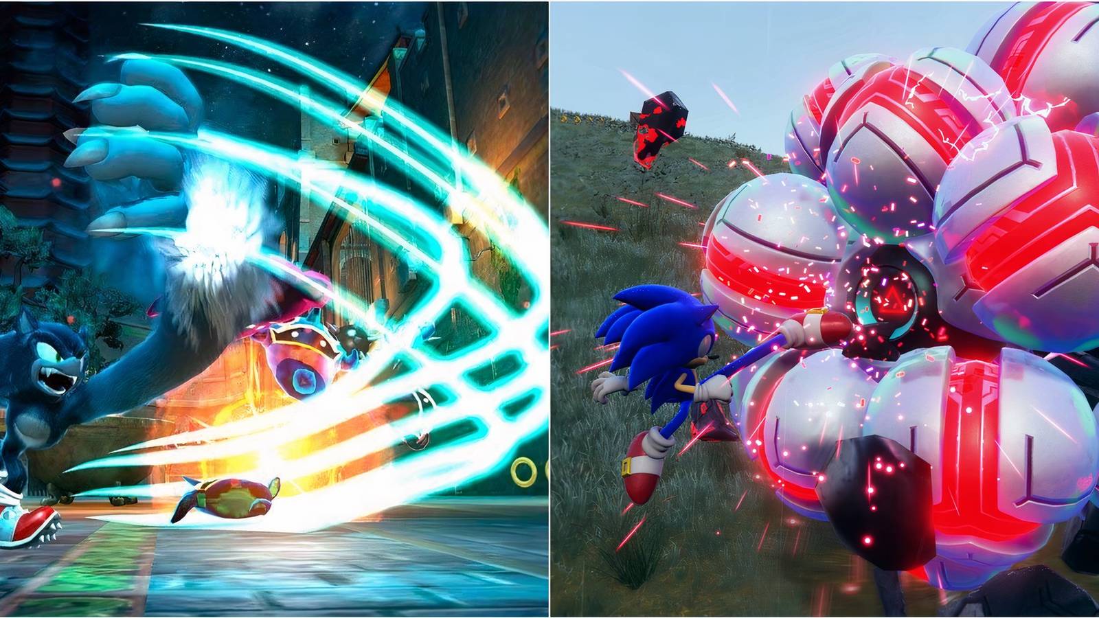 Sonic Unleashed and Sonic Frontiers gameplay