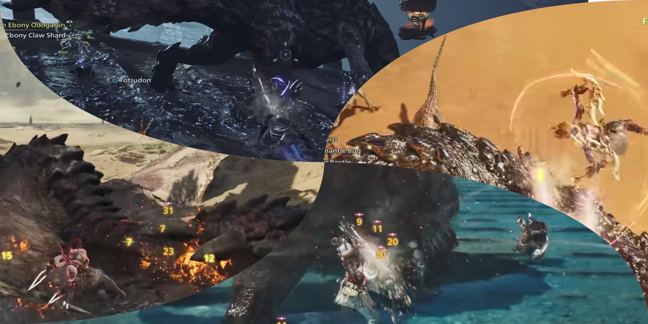 Monster Hunter Wilds best dual blades mixed gameplay collage