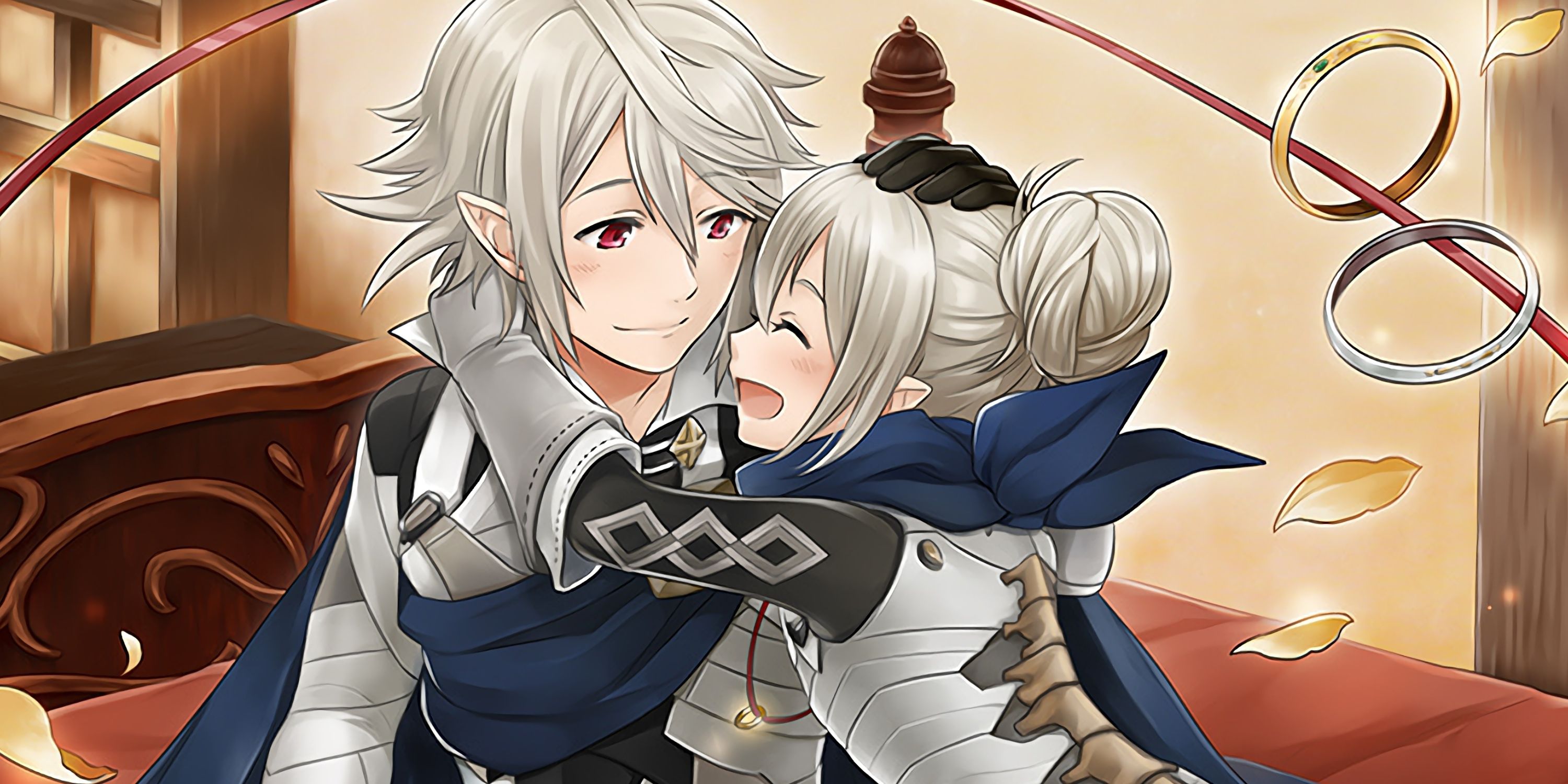 Corrin and Kana in Fire Emblem Fates