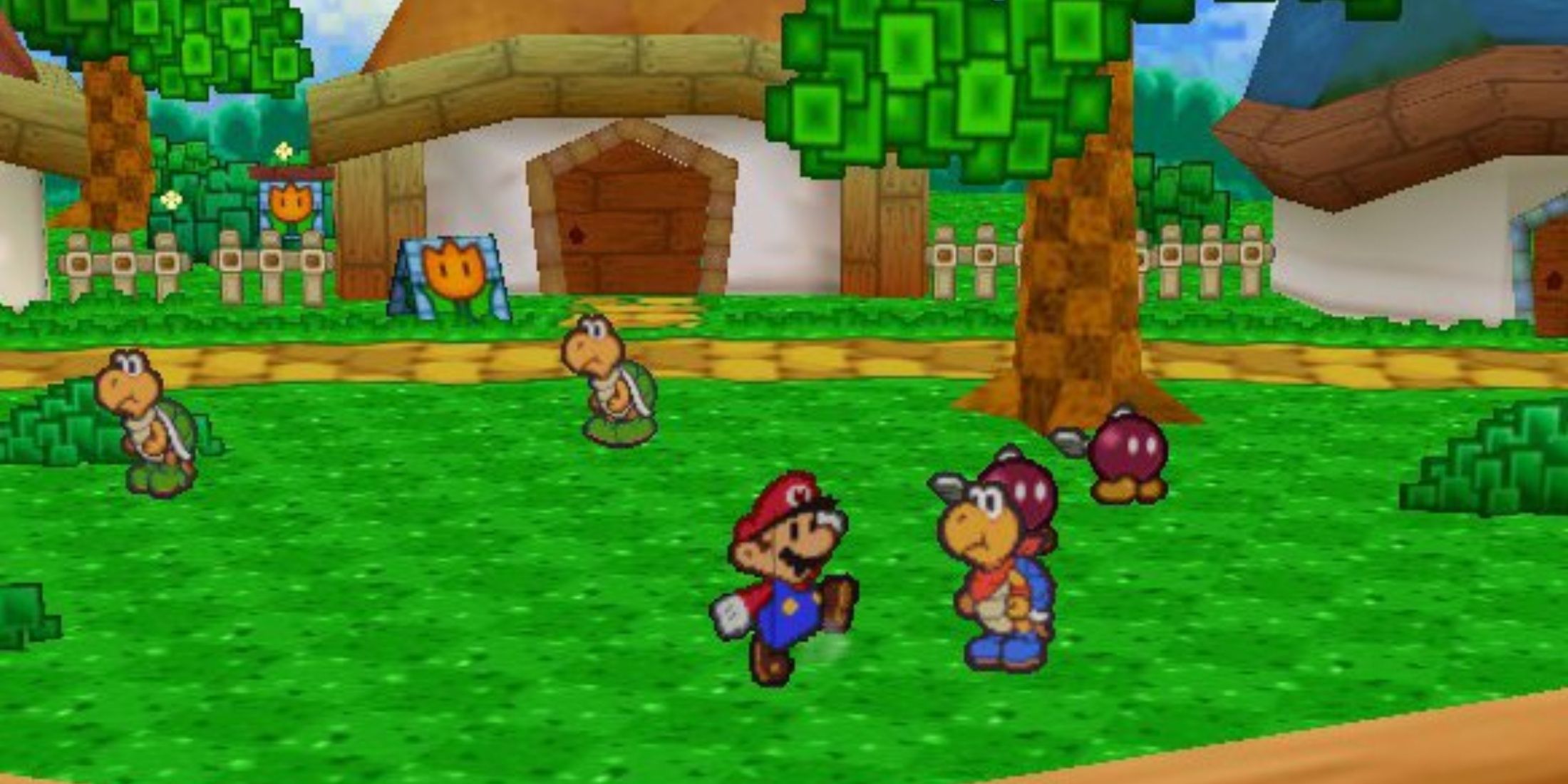 Paper Mario Gameplay