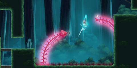 10 Best Metroidvanias of the 2020s (So Far) Battling a fish skeleton enemy