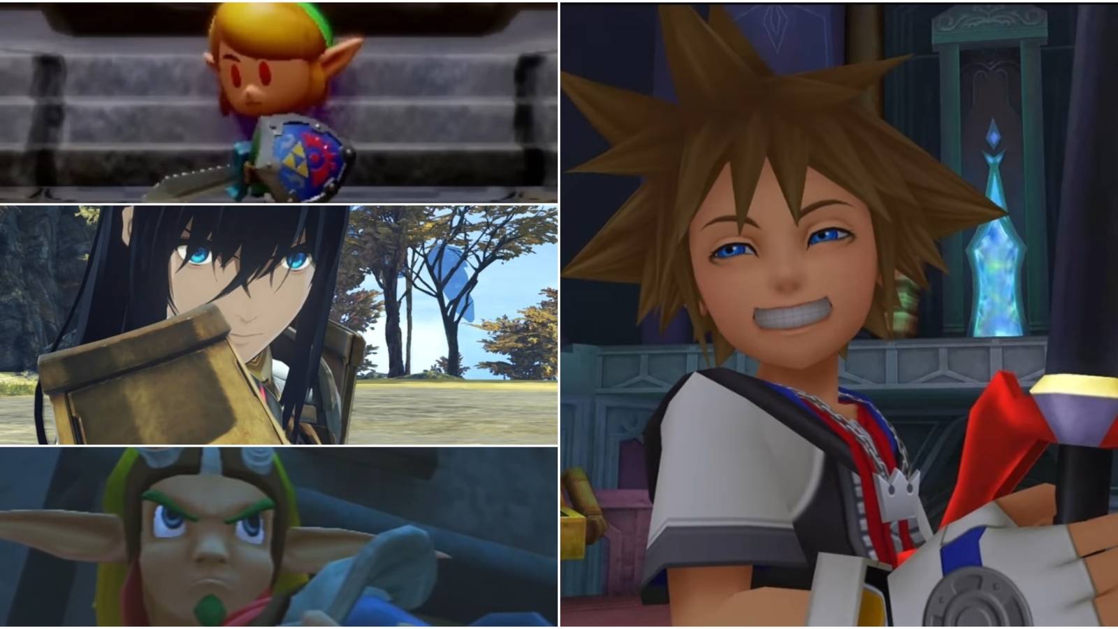 link, sora, jak, noah