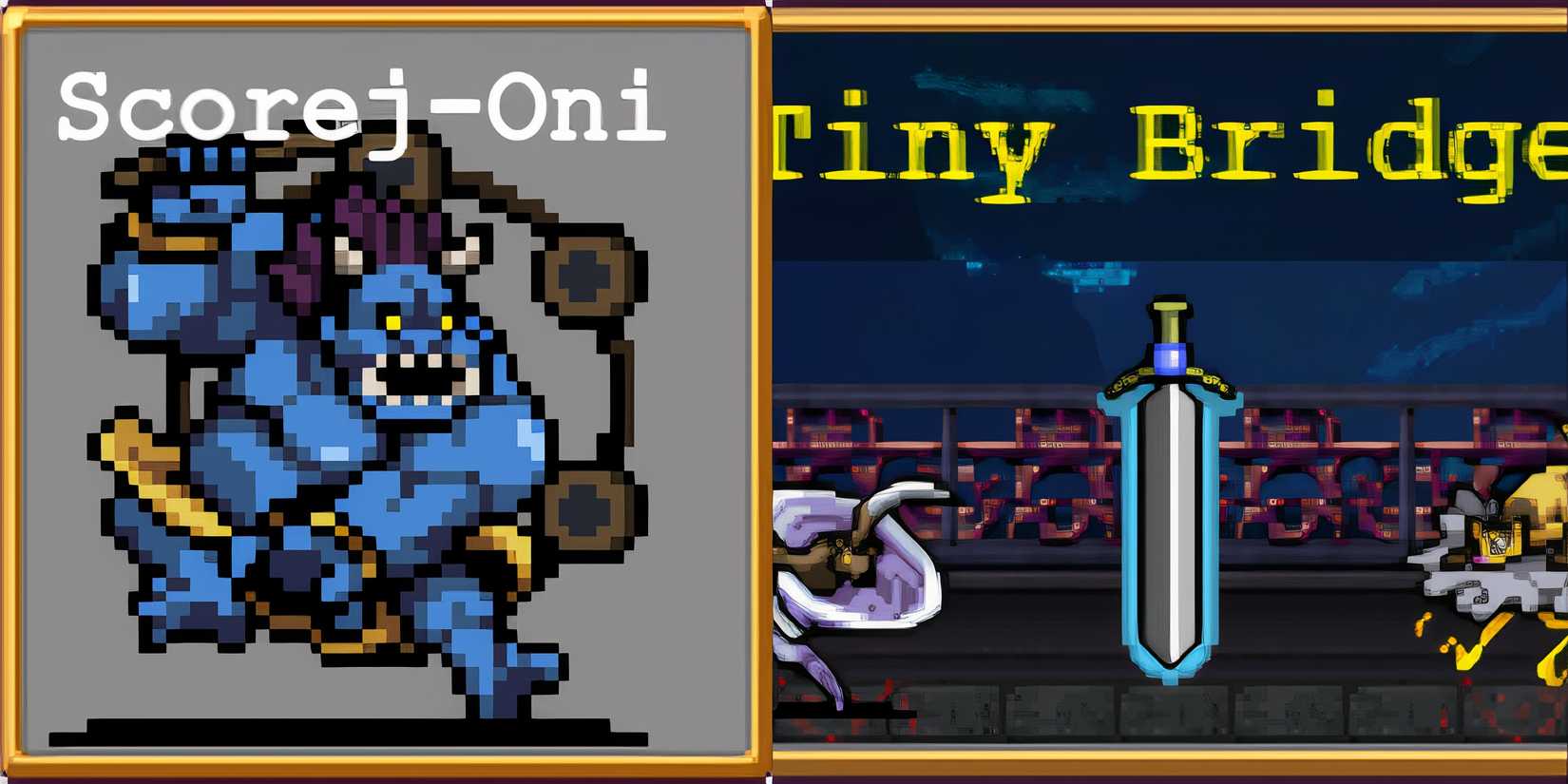 Scorej-Oni in the Tiny Bridge