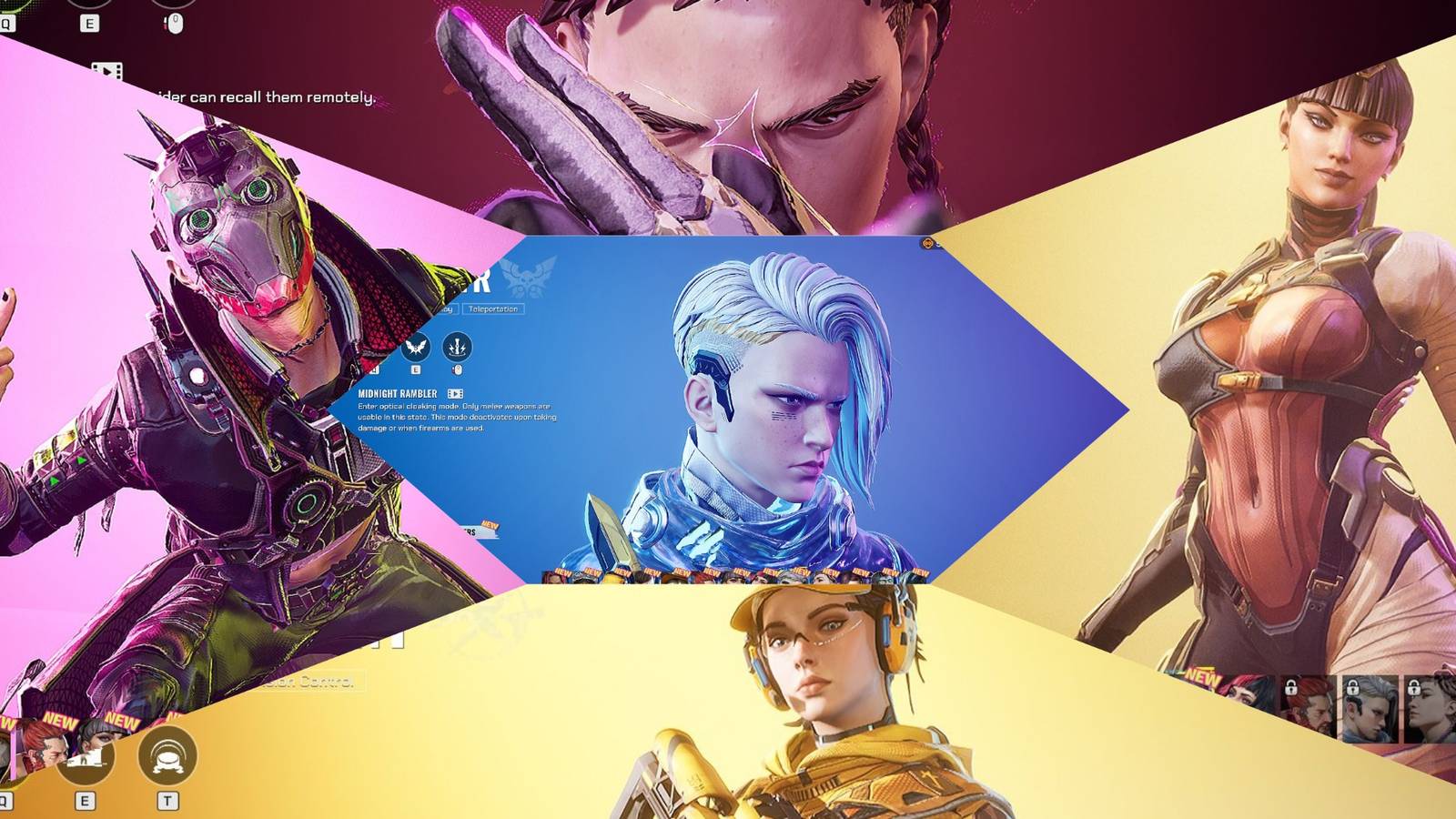 Fragpunk hardest to master lancers character portrait collage