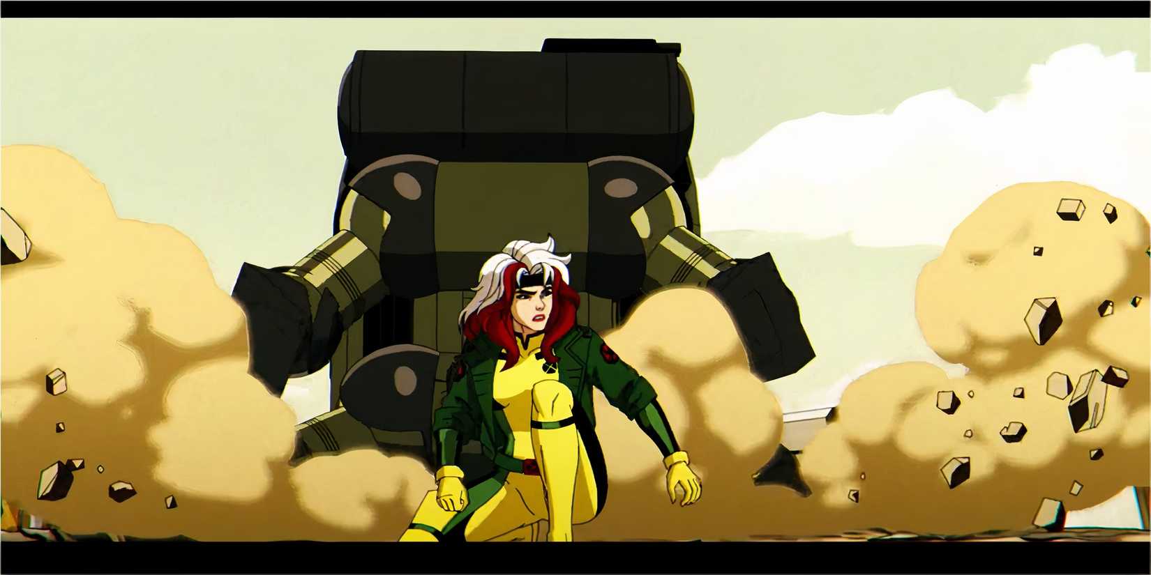 Rogue unleashing her fury in X-Men ’97