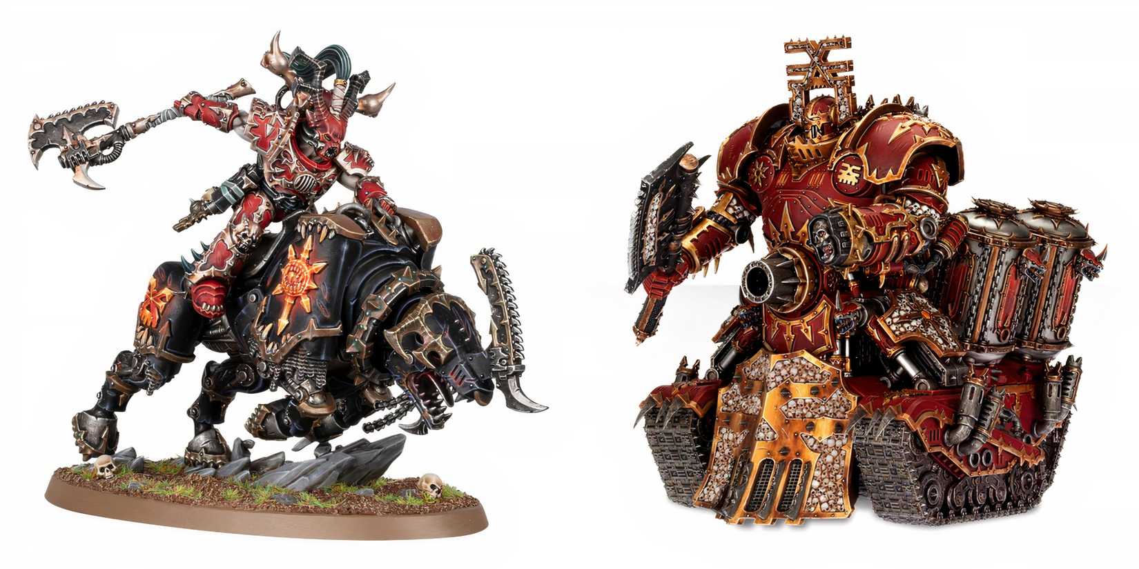 8 Villains That Would Be Perfect For Warhammer 40k: Space Marine 3 Models of a Lord Invocatus and Lord of Skulls