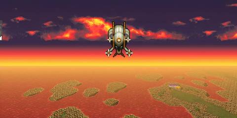 Final Fantasy 6 World Of Ruin Blimp