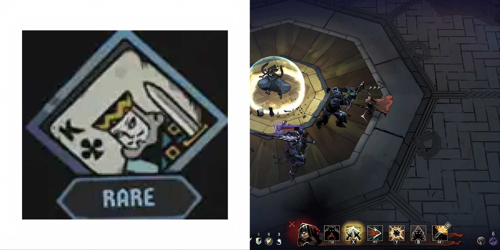 Ravenswatch King of Clubs Card