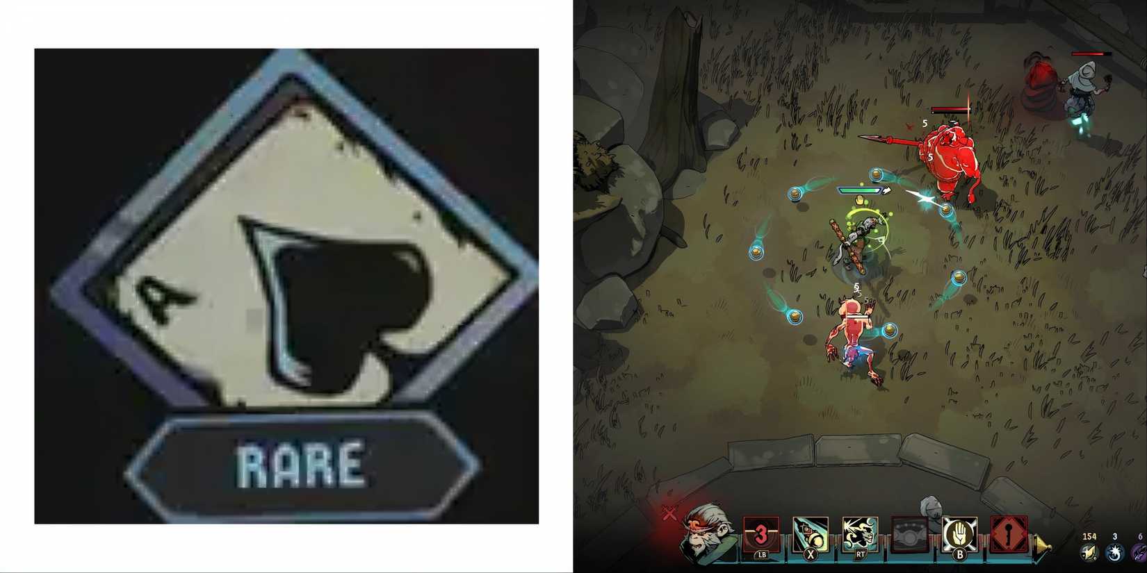 Ace of Spades Card Ravenswatch