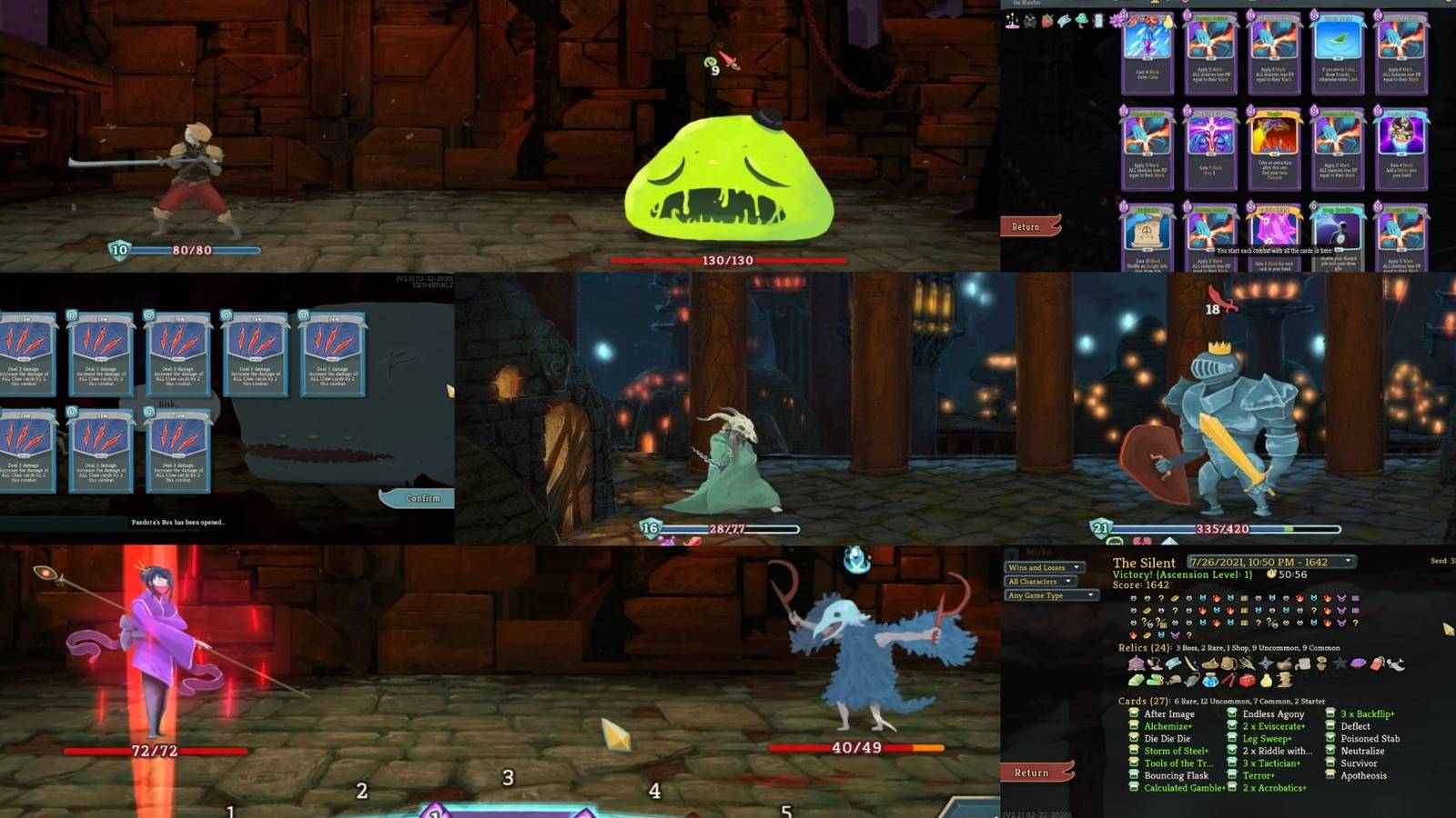 slay the spire best seeds mixed gameplay collage