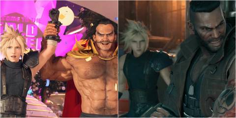 Dio and Cloud, Barret and Cloud