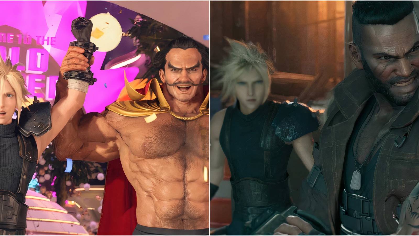 Dio and Cloud, Barret and Cloud