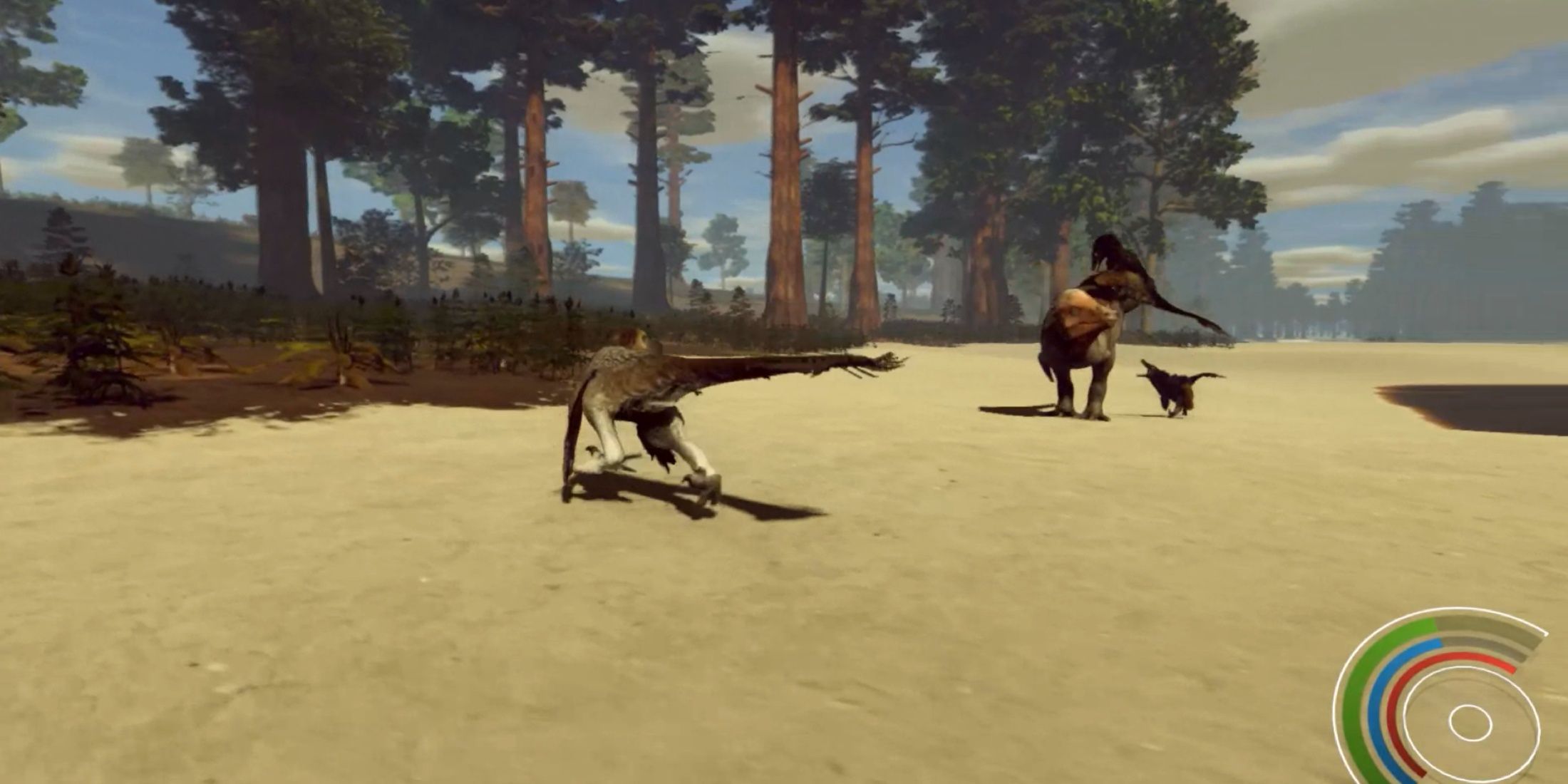 Saurian - dino herd attack