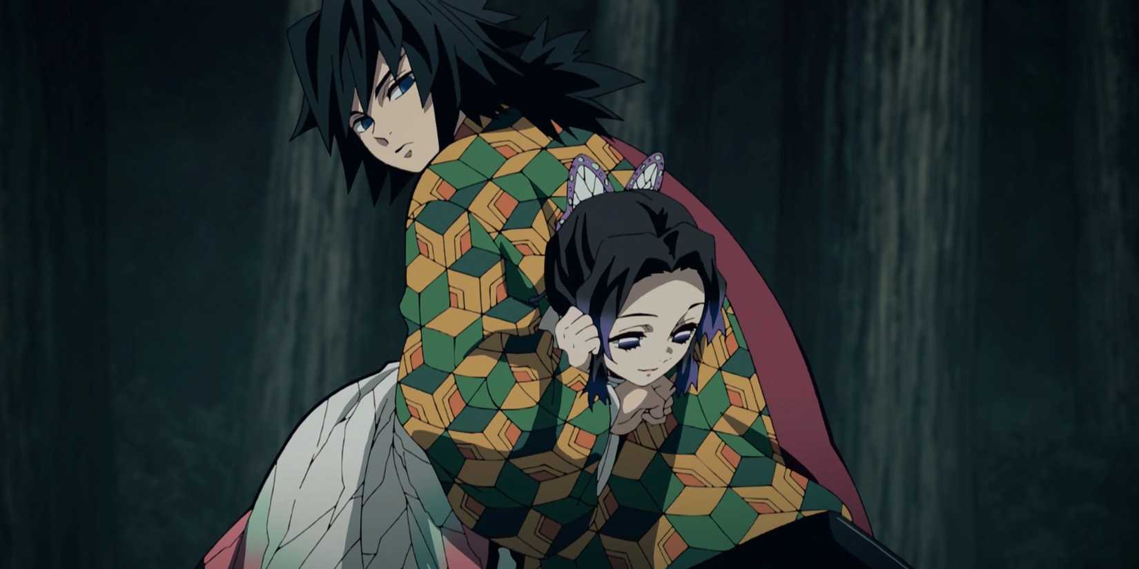 Giyu Tomioka & Shinobu Kocho in Demon Slayer