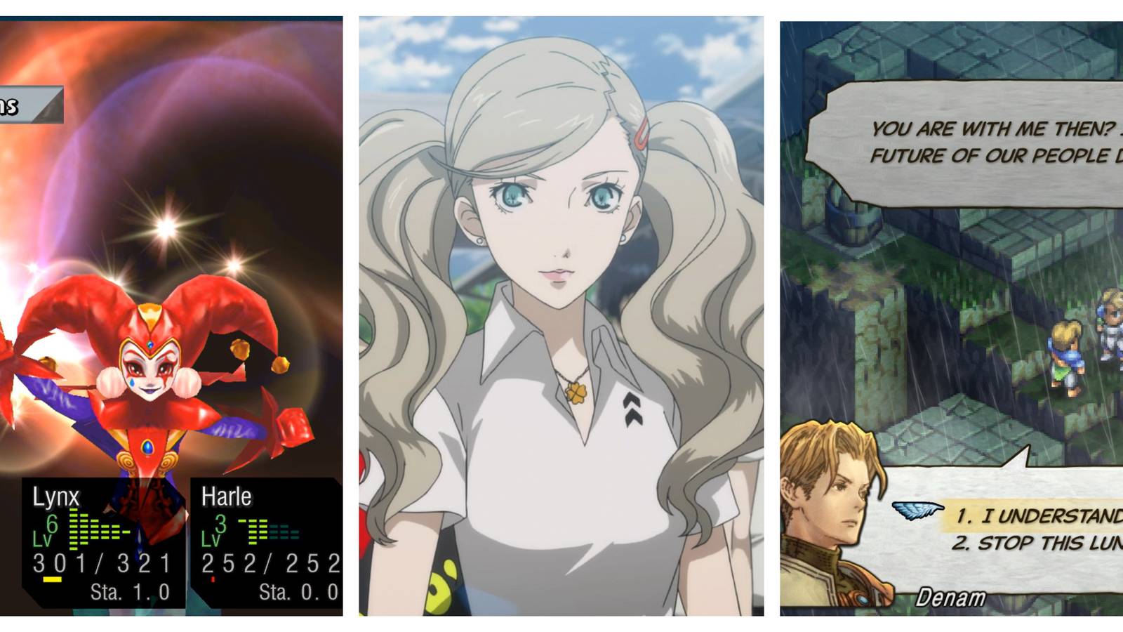 Chrono Cross Persona 5 Royal Tactics Ogre Reborn