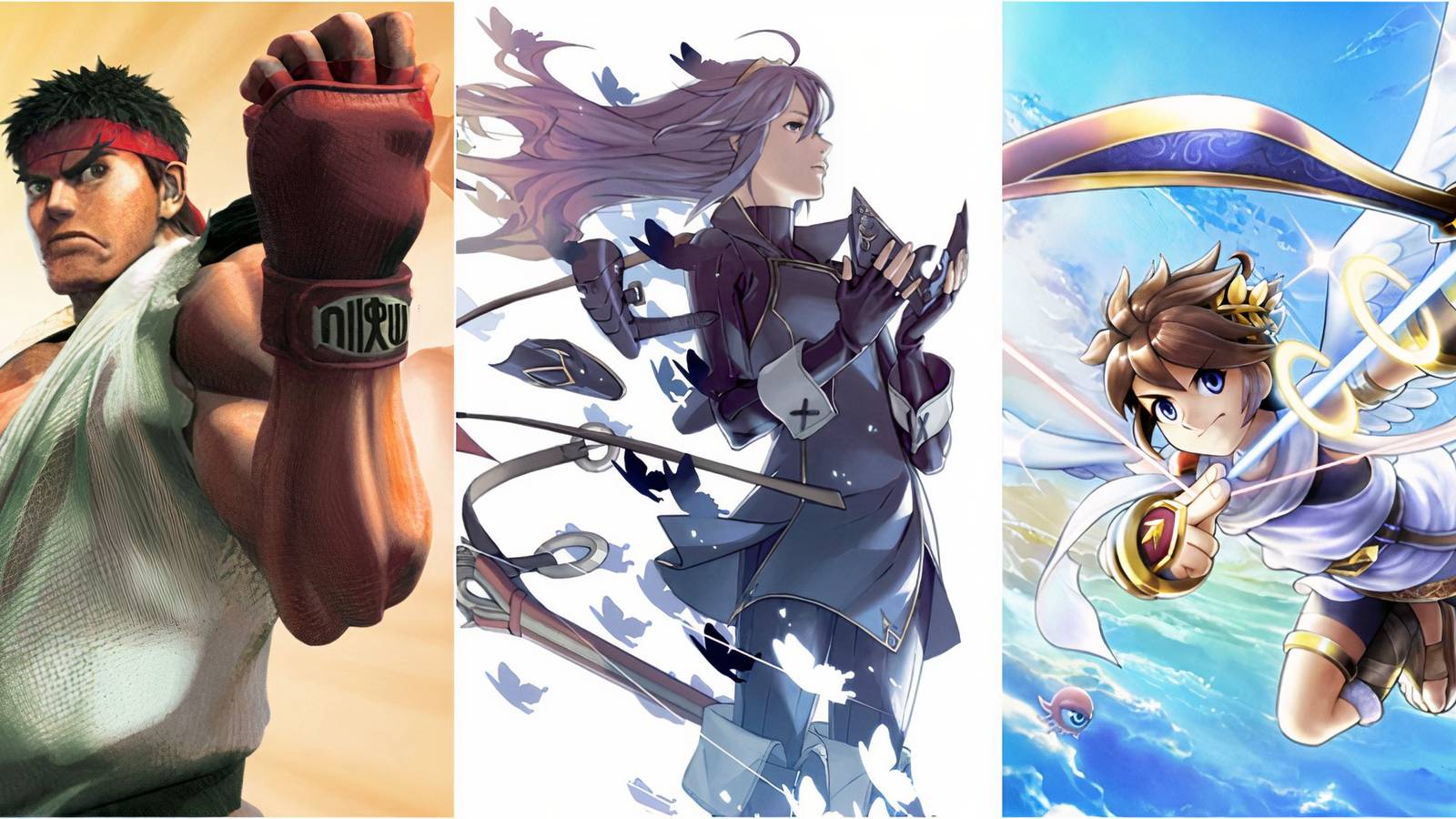 Street Fighter 4, Kid Icarus Uprising, Fire Emblem Awakening