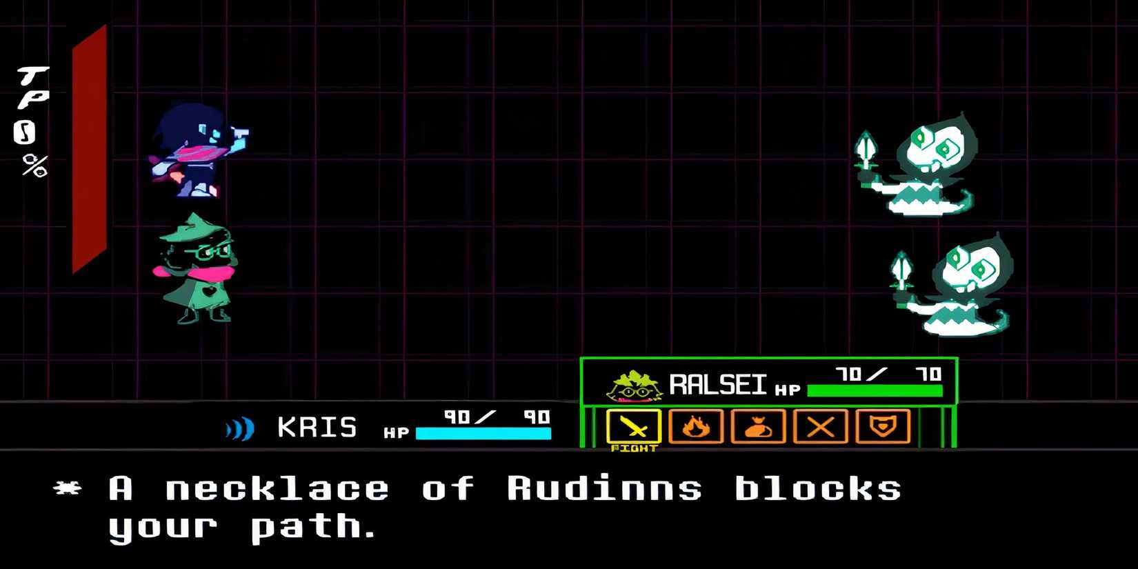 Deltarune, Party vs Rhudins (Correct format)