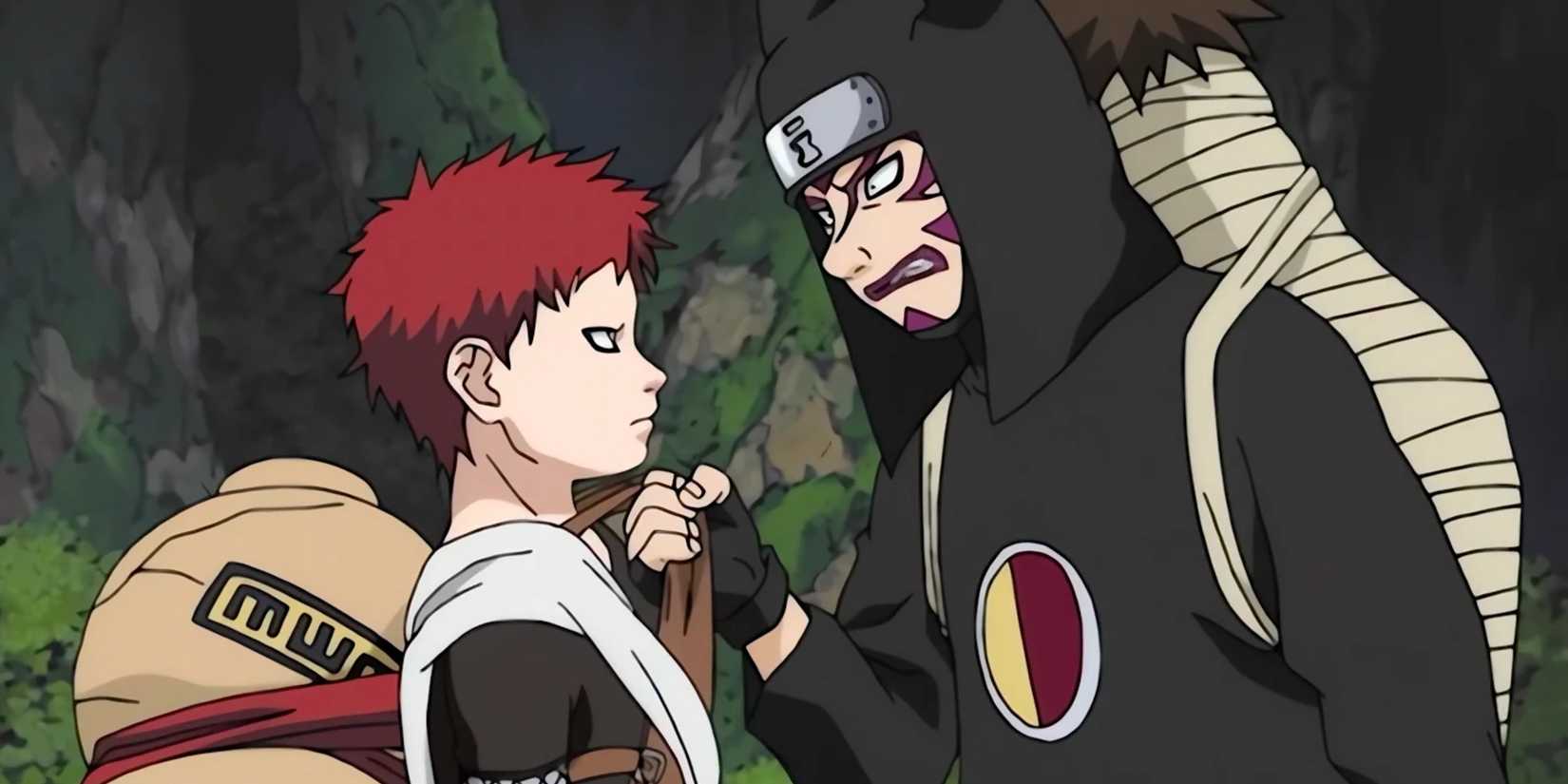 Gaara and Kankuro in Naruto