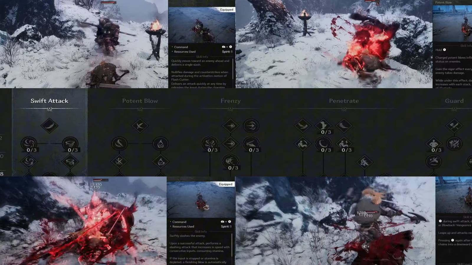 The First Berserker Khazan best dual wield skills mixed gameplay collage