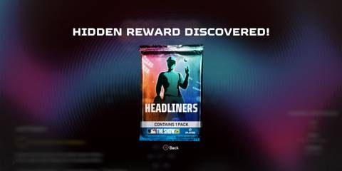 MLB The Show 25 Conquest Hidden Reward Headliners Pack