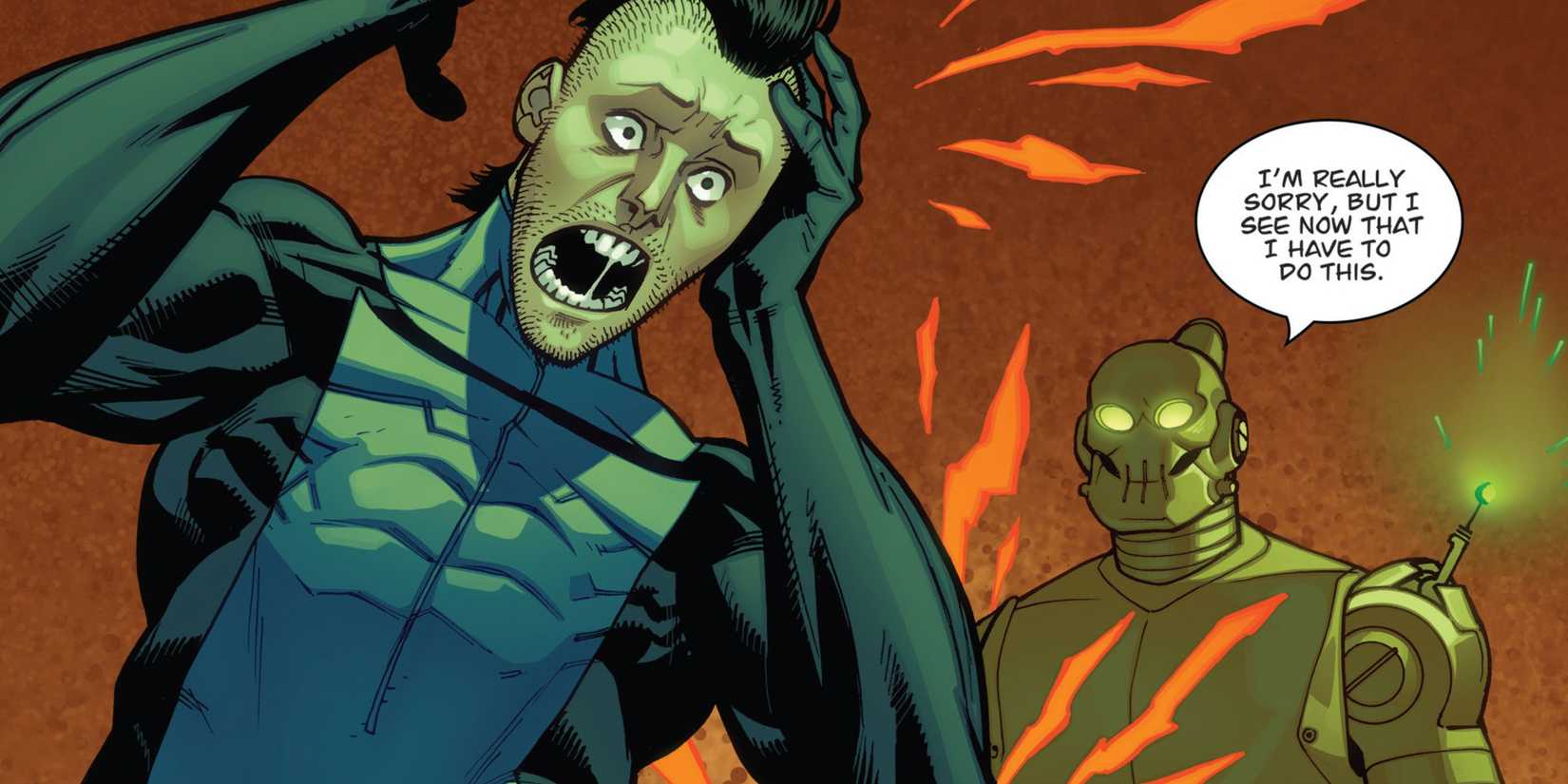 mohawk mark is killed by robot