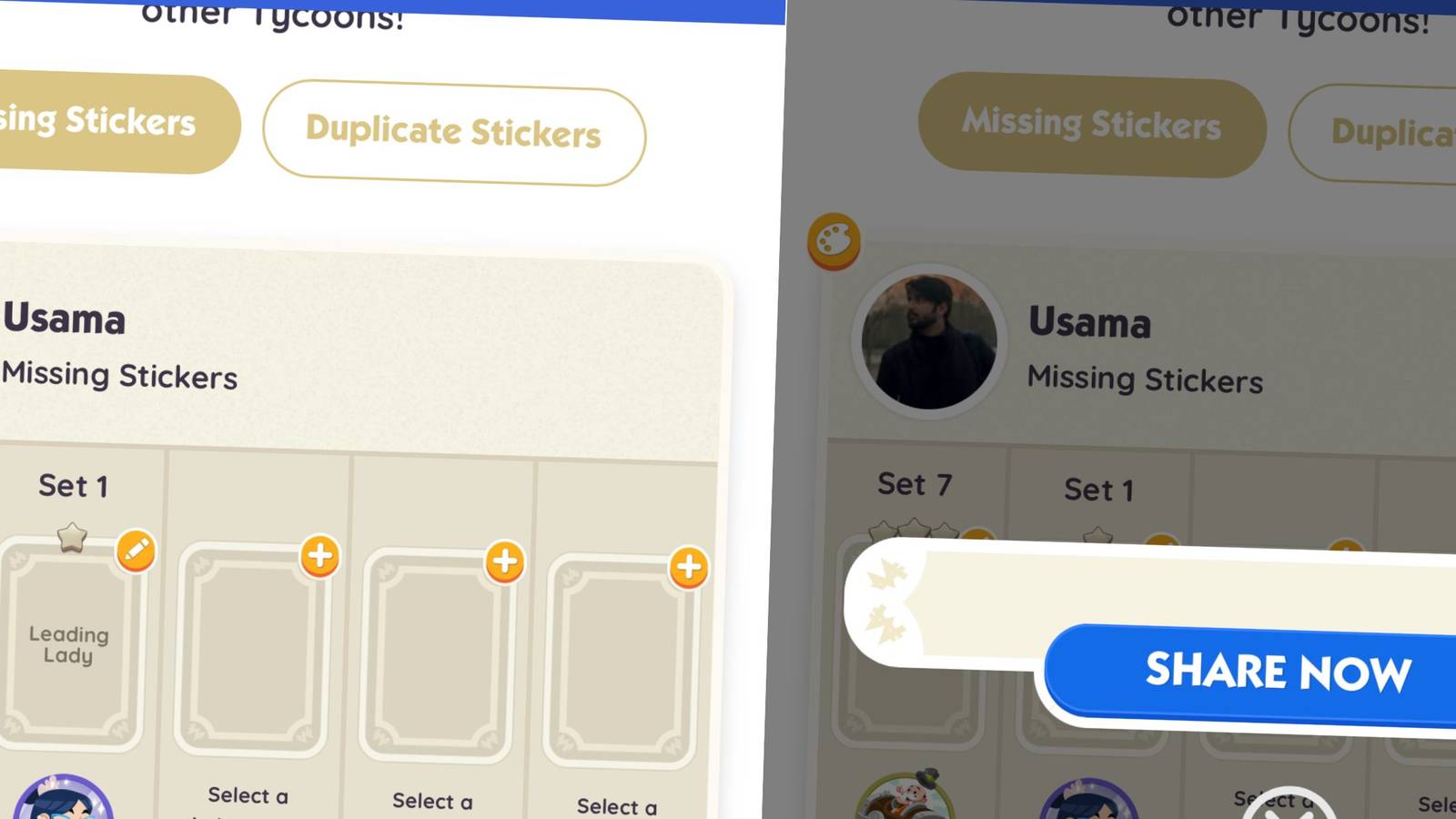 Monopoly GO Shareable Card