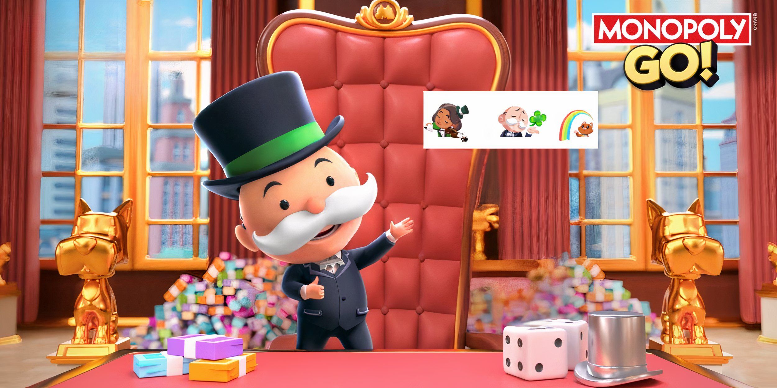 Monopoly GO St. Patrick’s-Themed Emojis