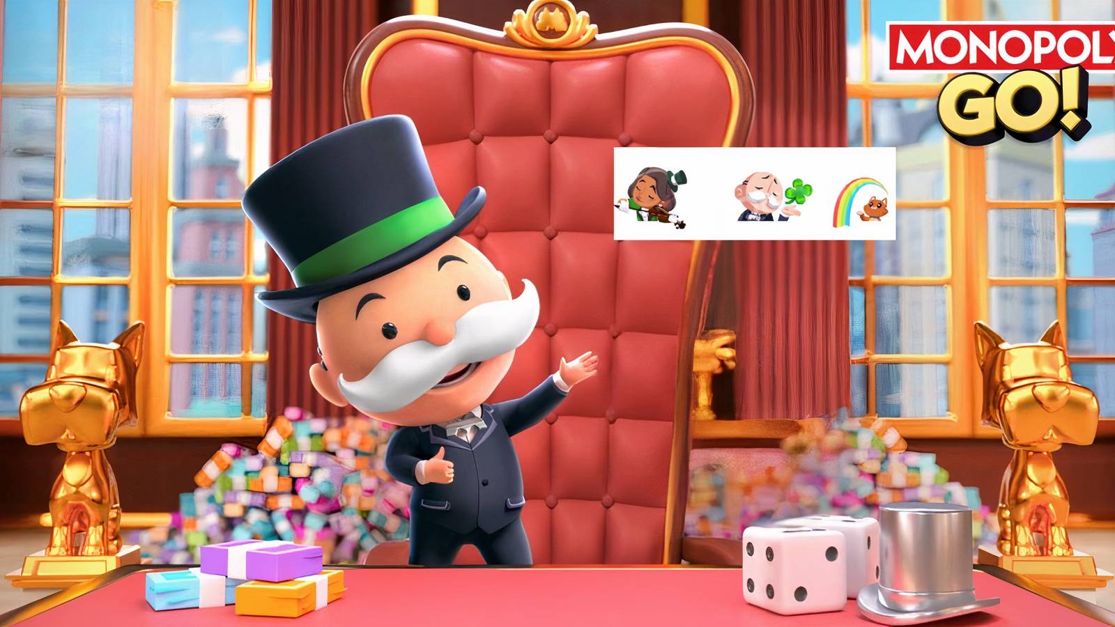 Monopoly GO St. Patrick’s-Themed Emojis