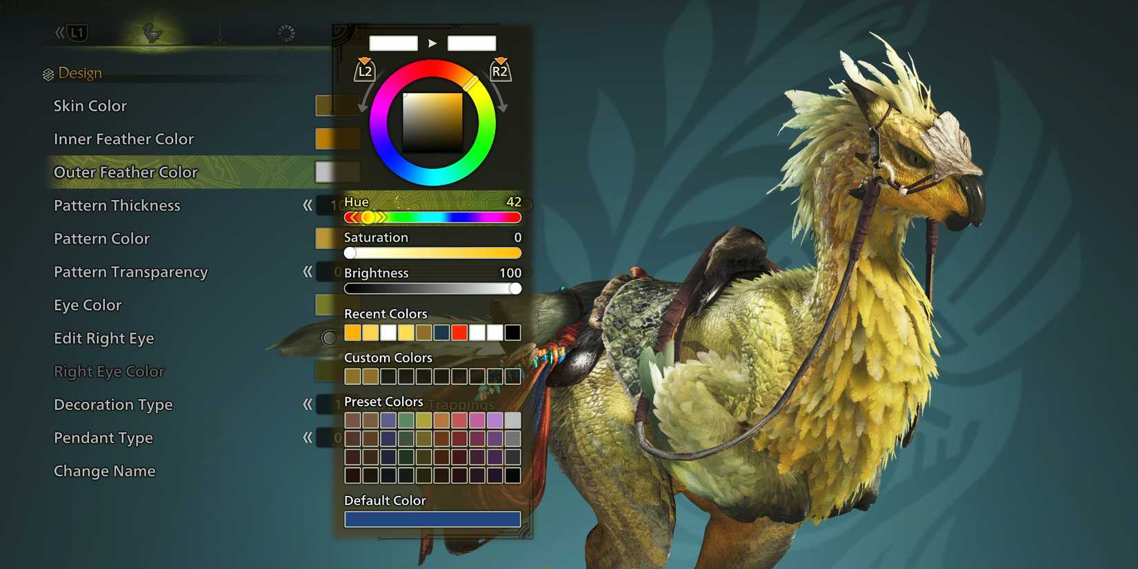 monster-hunter-wilds-chocobo-seikret-outer-feather-color