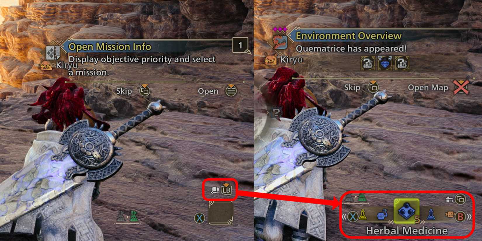 Monster Hunter Wilds Custom Item Bar Use Item Bar Slot UI Element Customizing