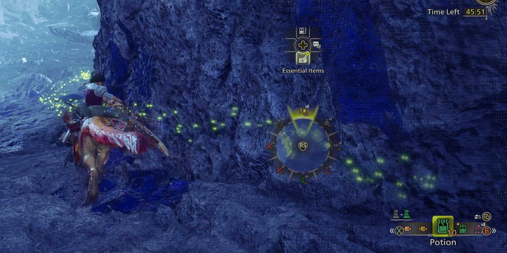 Monster Hunter Wilds Custom Item Bar Use Item Bar Slot UI Element Healing Potion