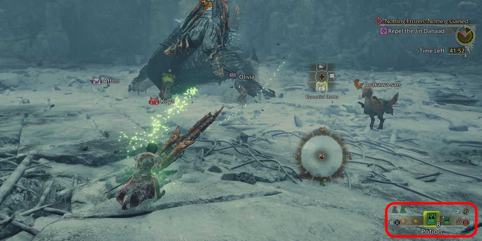 Monster Hunter Wilds Custom Item Bar Use Item Bar Slot UI Element Swap Items