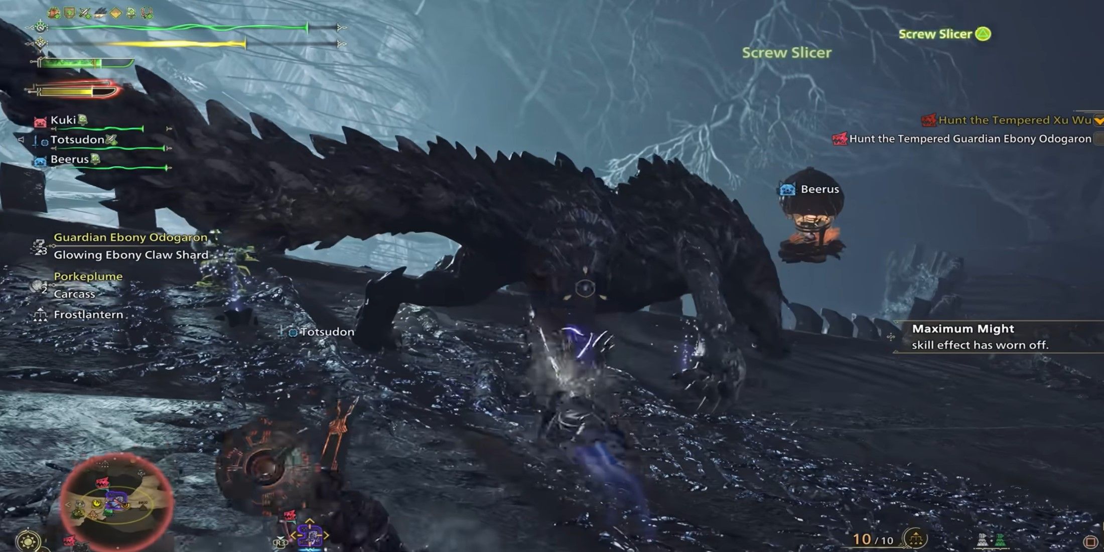 Monster Hunter Wilds dual blades ebony odogaron