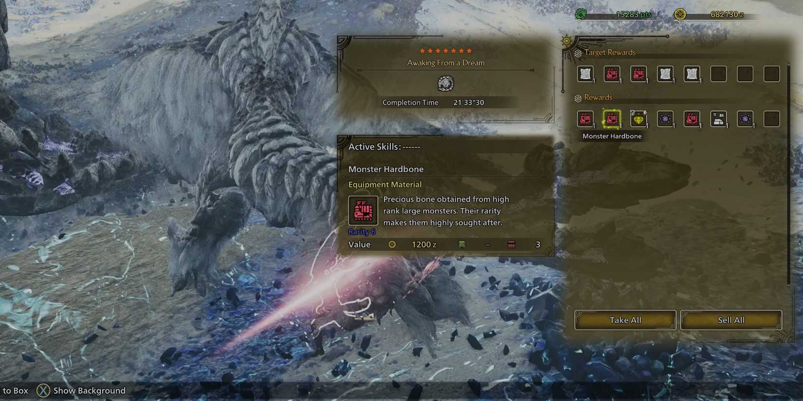 Monster Hunter Wilds Get Monster Hardbone M Hardbone MH Wilds Monster Drop Arkveld