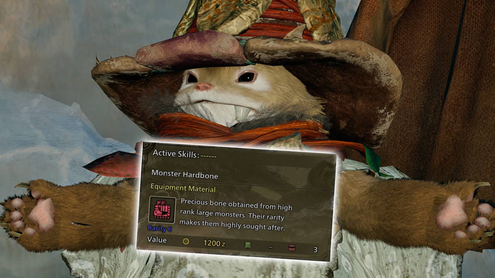 Monster Hunter Wilds Get Monster Hardbone M Hardbone MH Wilds Rove