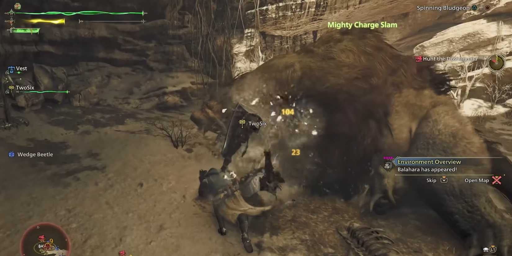 Monster Hunter Wilds Hammer co-op