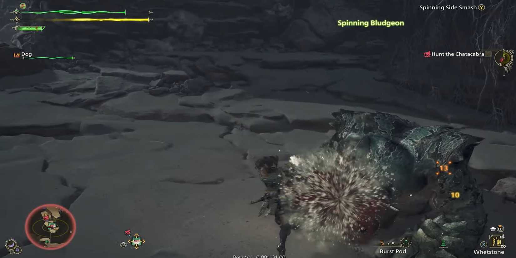Monster Hunter wilds hammer spinning bludgeon
