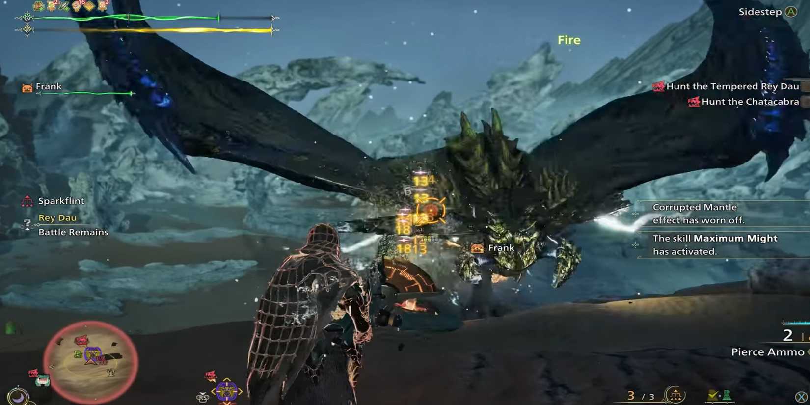 Monster Hunter Wilds heavy bowgun elemental rey dau